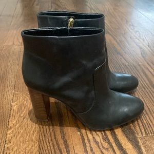 Ann Taylor Stacked heel Booties - 6.5